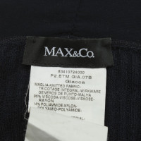 Max & Co manteau tricoté en bleu foncé