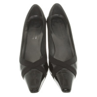 Russell & Bromley cuir verni pumps