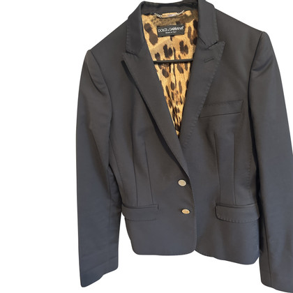 Dolce & Gabbana Suit Cotton in Black