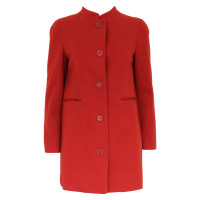 Aspesi Giacca/Cappotto in Lana in Rosso