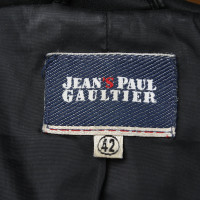 Jean Paul Gaultier Blazer en Cuir en Noir