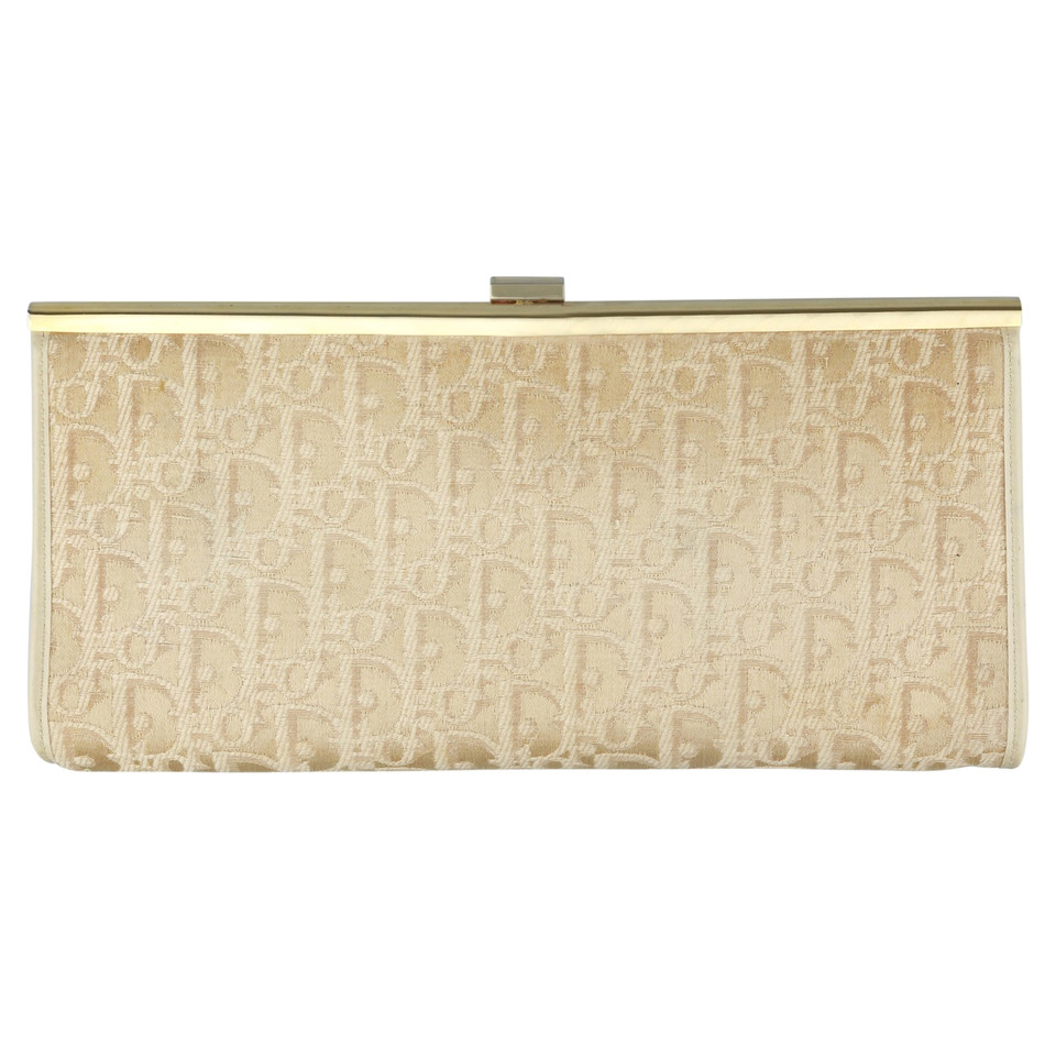 Christian Dior clutch with logo pattern