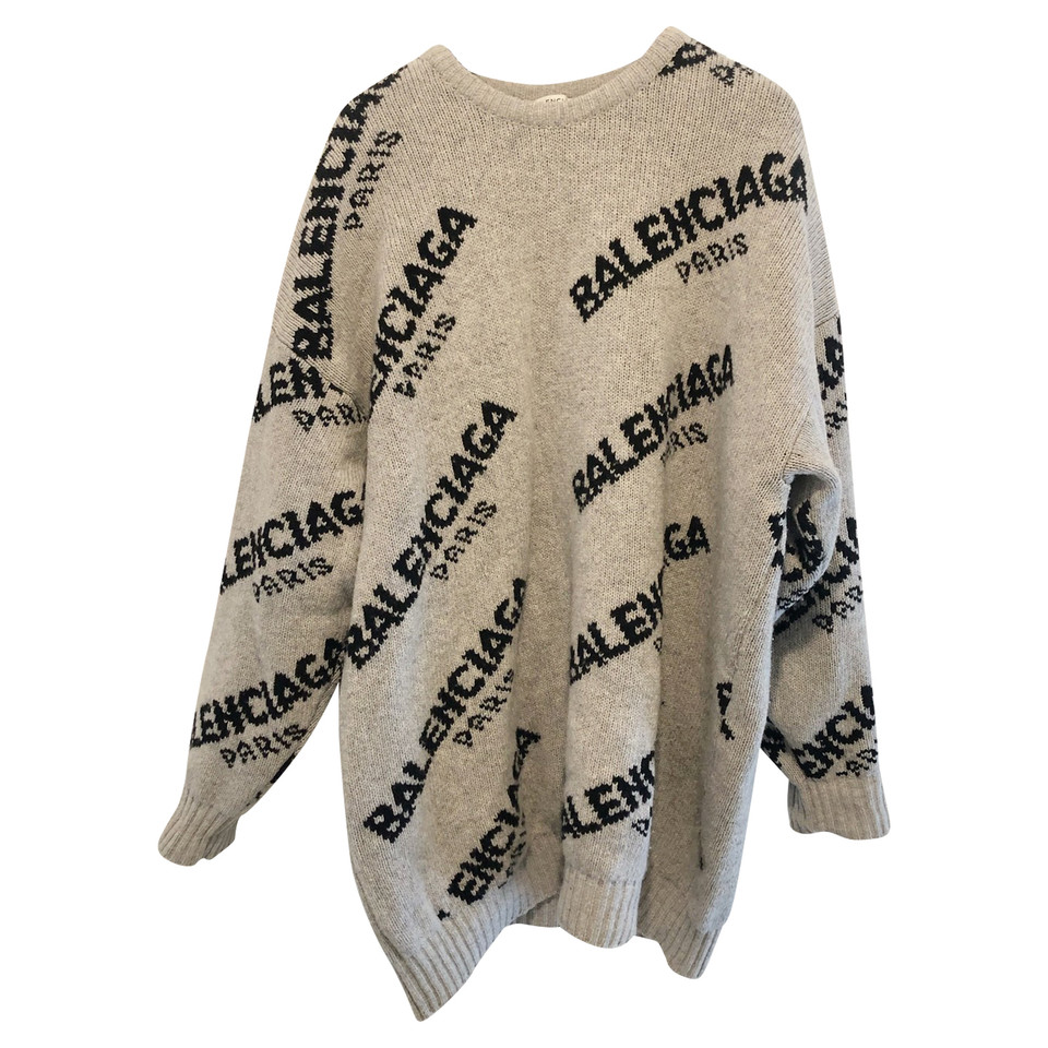 Balenciaga Tricot en Laine en Gris