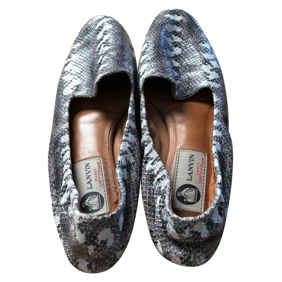 Lanvin Slipper/Ballerinas aus Leder