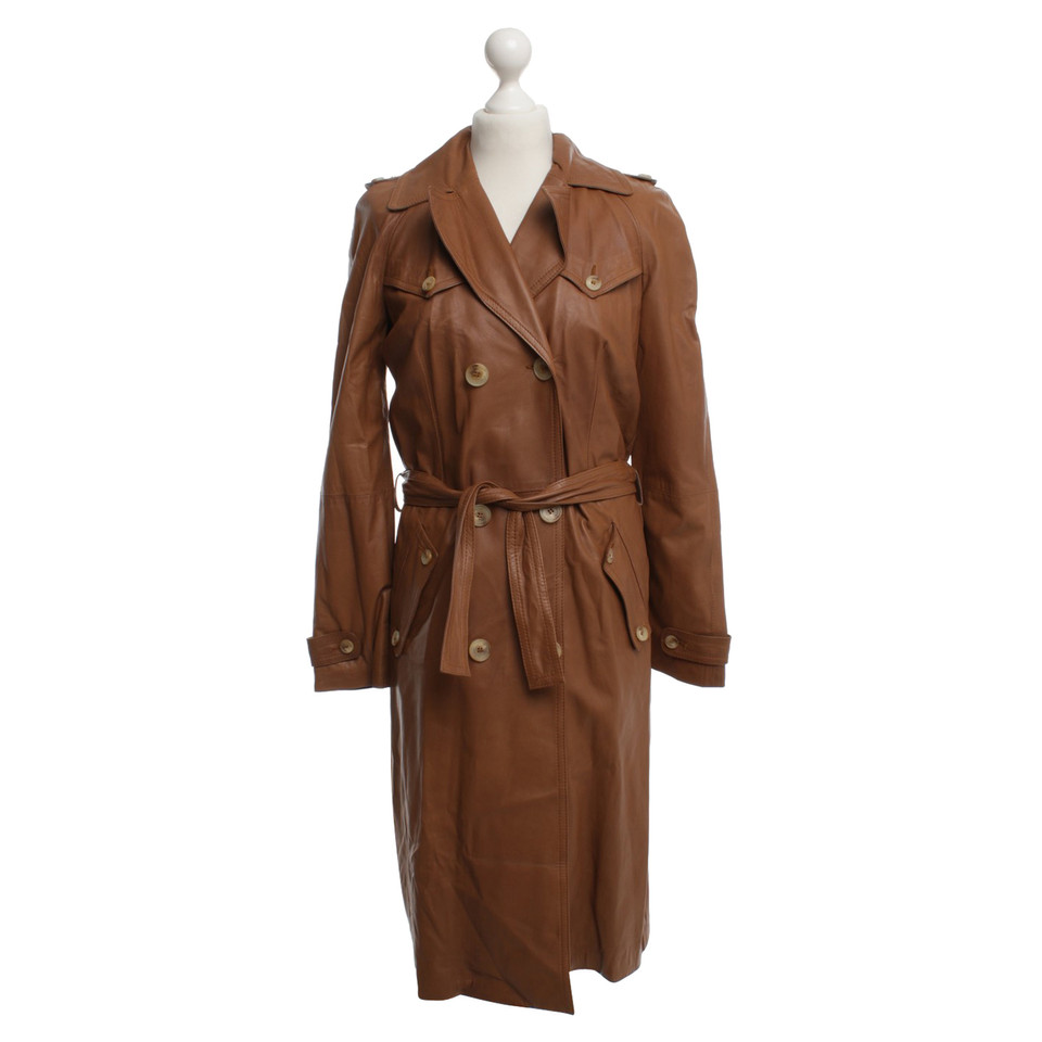 John Galliano Trenchcoat leer