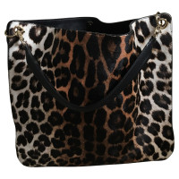 Max Mara Handbag purse with Leopard pattern