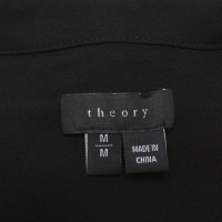Theory Zijden blouse in zwart