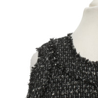 Michael Kors Bouclé jurk in zwart / wit