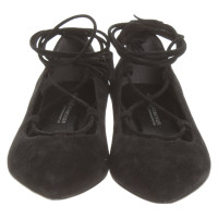 Kennel & Schmenger Slipper/Ballerinas aus Wildleder in Schwarz