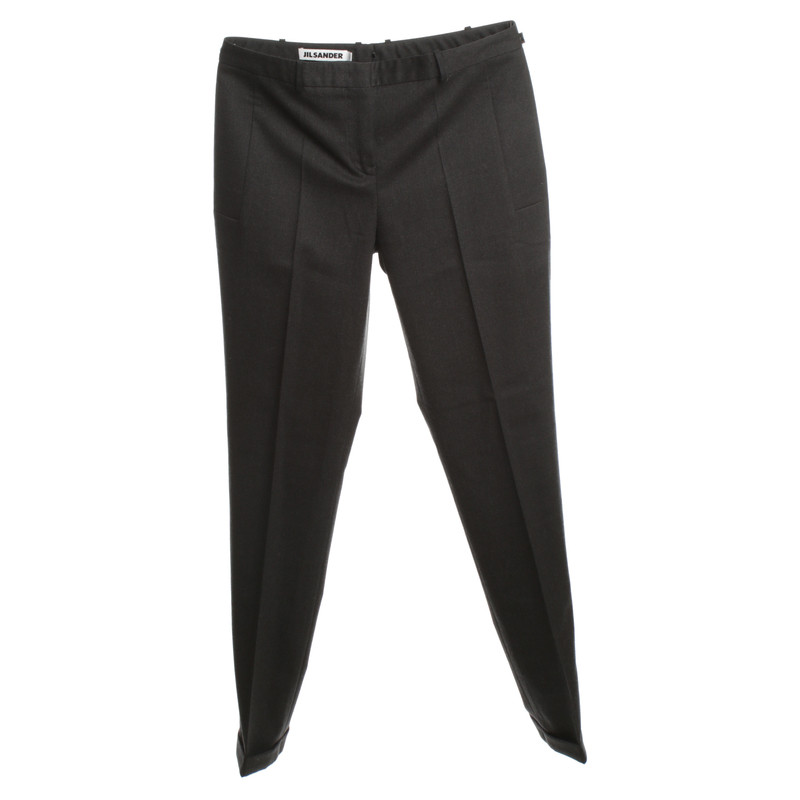 Jil Sander Broek in antraciet