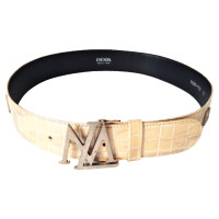 Escada Belt Patent leather in Cream