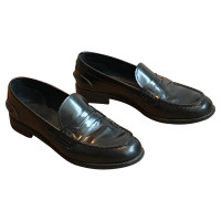 Closed Leather moccasins black mt 41