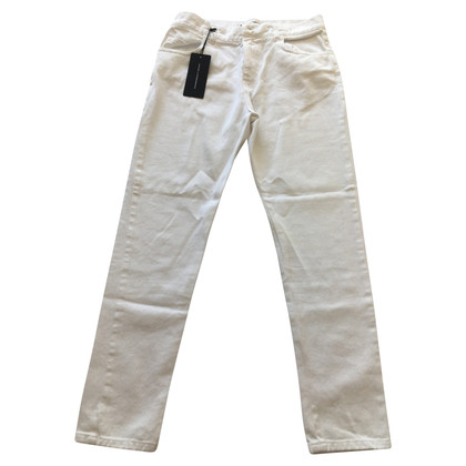 Atos Lombardini Trousers Jeans fabric in White