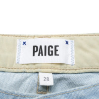 Paige Jeans Boyfriend-Jeans mit Strasssteinbesatz