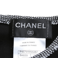 Chanel Robe en noir et blanc