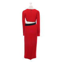 Fausto Puglisi Kleid aus Wolle in Rot