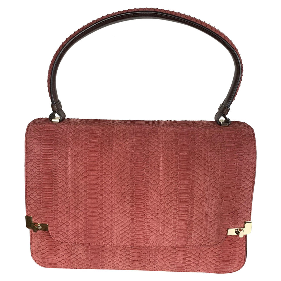 Lancel Handbag Leather in Pink