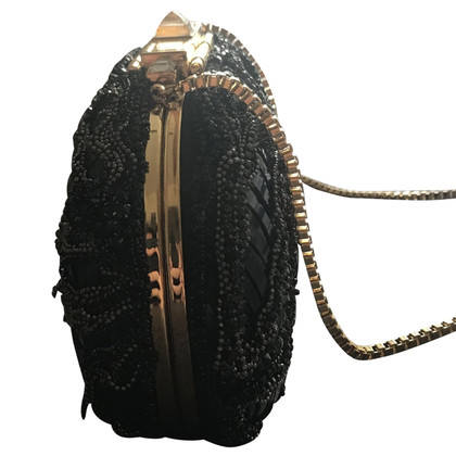 Elie Saab Clutch Bag Patent leather in Black