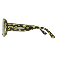 Marc Jacobs Sonnenbrille in Gelb/Schwarz