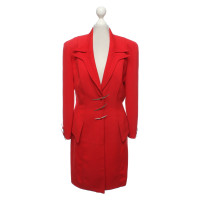 Mugler Robe en Rouge