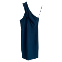 Tory Burch One Shoulder Dress in Petrol