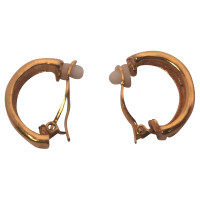 Chanel Vintage Hoop Earrings Hoop Earrings 