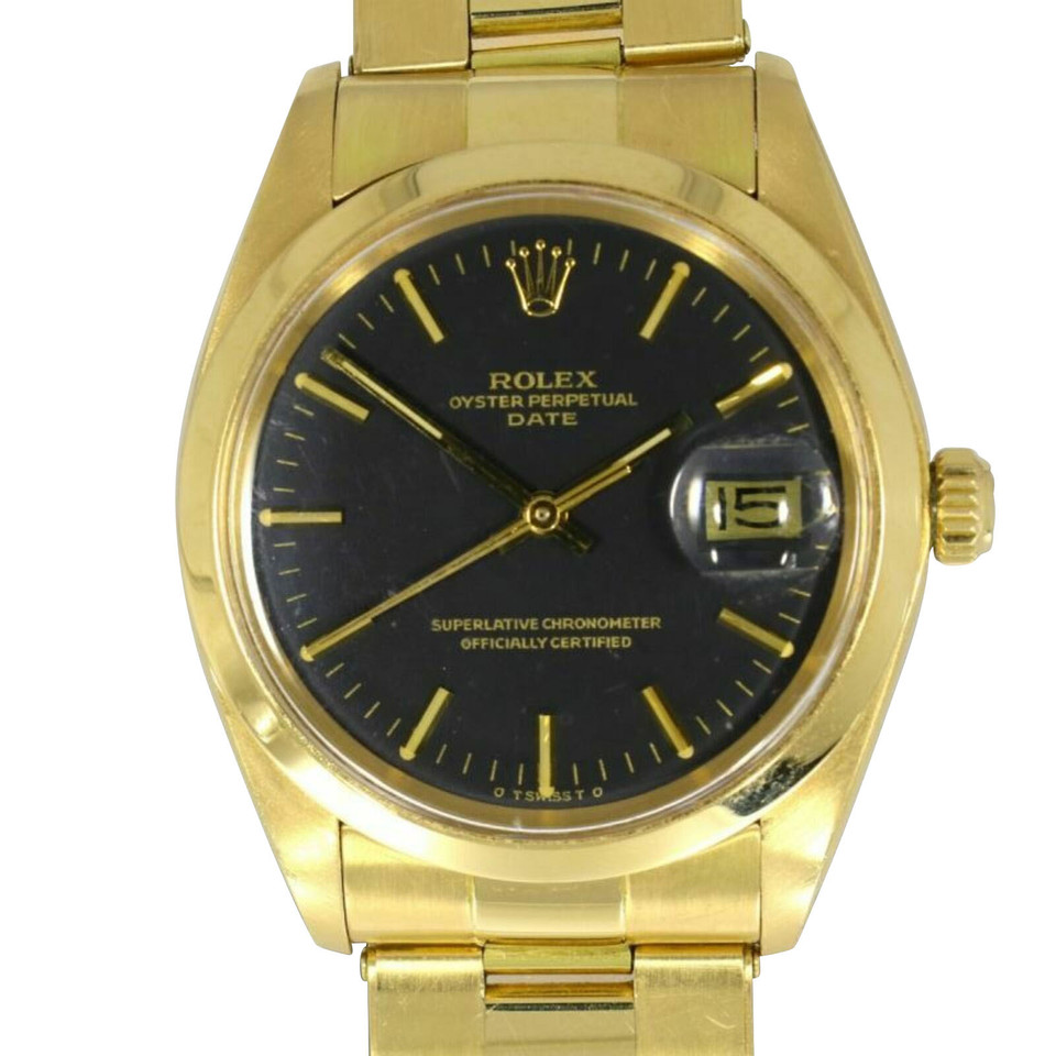 Rolex Date in Gold
