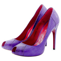 Cesare Paciotti Pumps/Peeptoes Leather in Pink