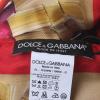 Dolce & Gabbana Foulard en soie multicolore