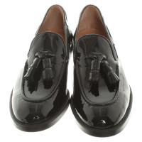 Fratelli Rossetti Slippers/Ballerinas Patent leather in Black