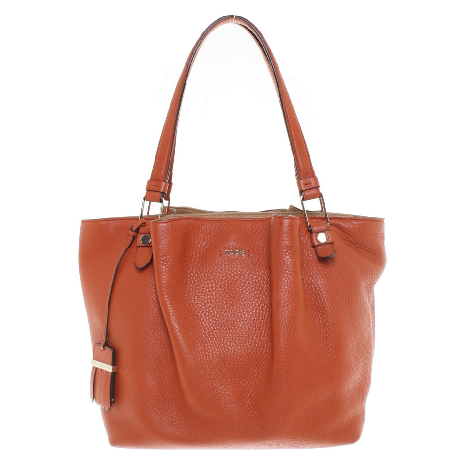 Tod's Leather handbag in orange