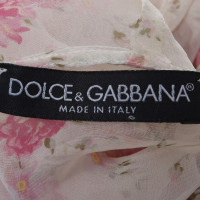Dolce & Gabbana Blouse with rose pattern