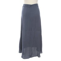 Theory Skirt Silk in Blue