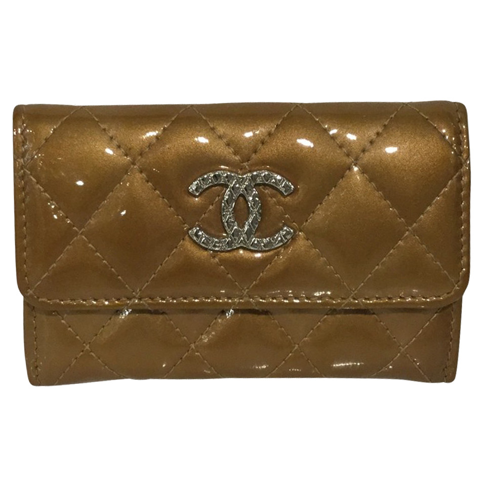 Chanel Goldfarbenes Portemonnaie