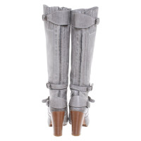 Belstaff Bottes en Cuir en Gris