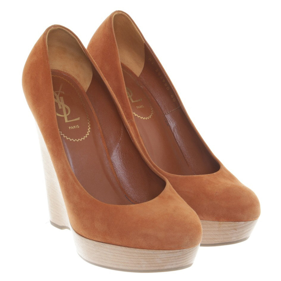 Yves Saint Laurent pumps with wedge heel