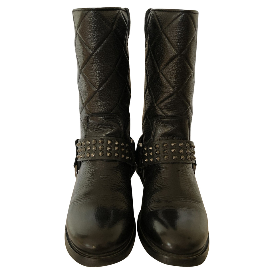 Zadig & Voltaire Bottes en Cuir en Noir