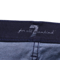 7 For All Mankind Pantalon en bleu foncé