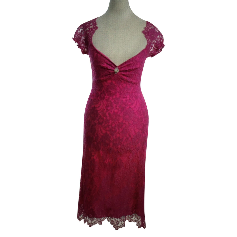 Dolce & Gabbana Kleid aus Baumwolle in Fuchsia