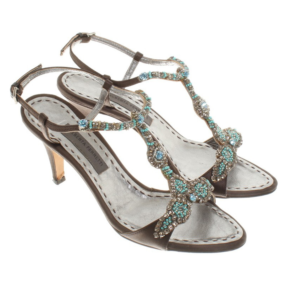 Alberta Ferretti Sandals with gemstones