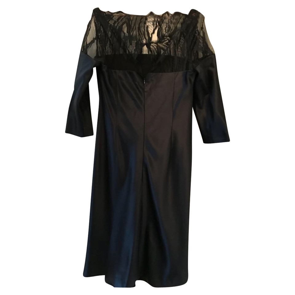 Balmain Kleid aus Seide in Schwarz