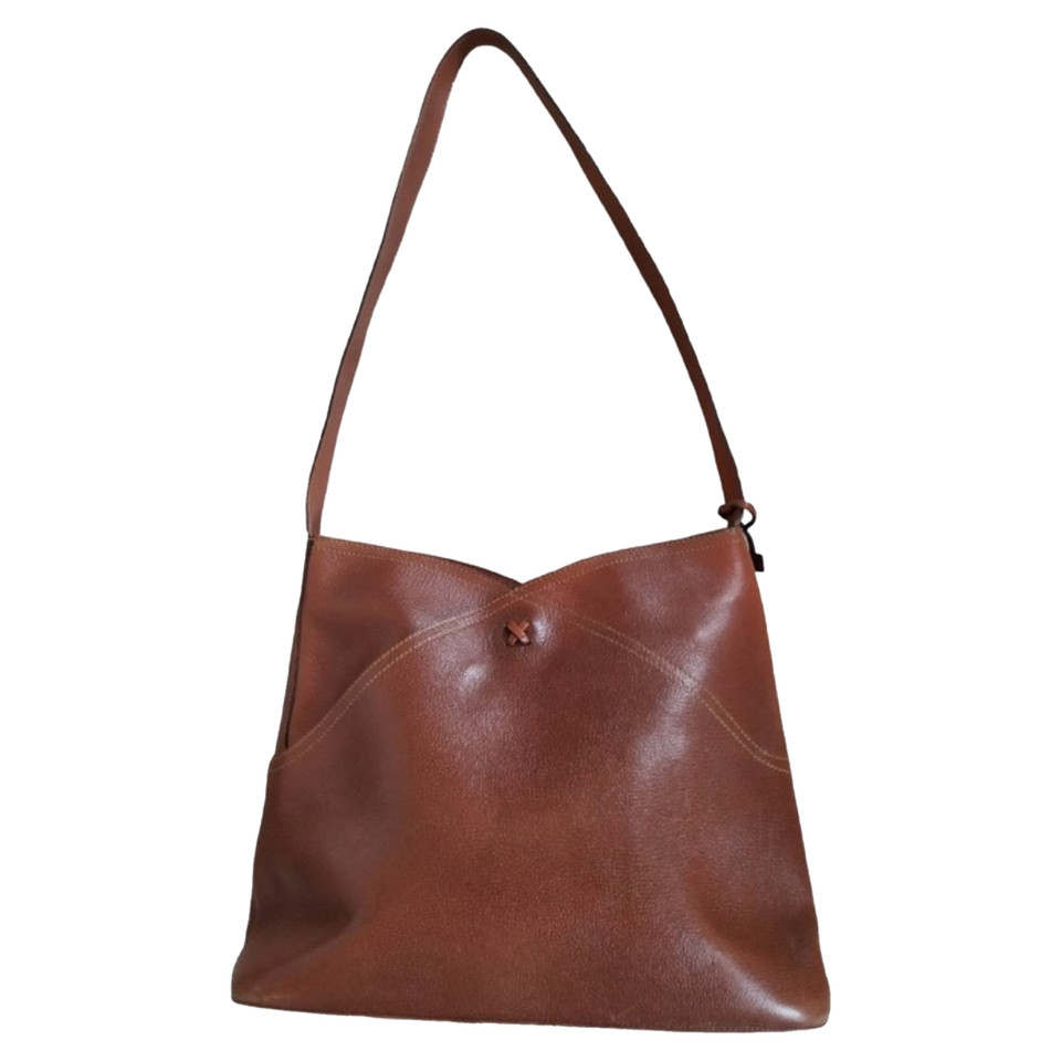Delvaux Shoulder bag Leather in Brown