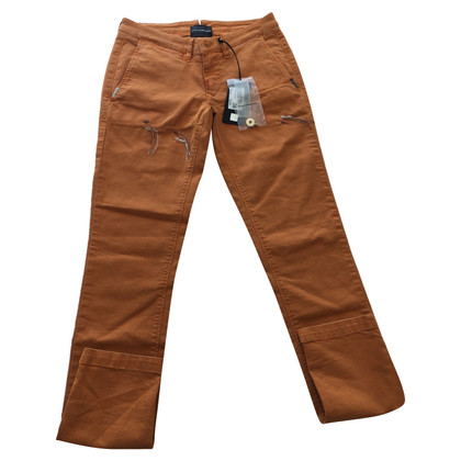 Atos Lombardini Trousers Cotton in Orange