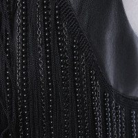 Faith Connexion Vest Leather in Black
