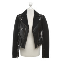 Mc Q Alexander Mc Queen Jacket/Coat Leather in Black