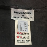 Philosophy Di Alberta Ferretti Grijze zijde Top