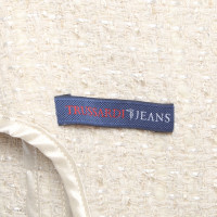 Trussardi Jacket/Coat in Cream