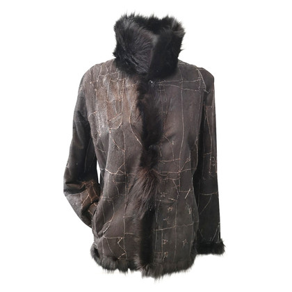 Luisa Cerano Jacket/Coat Fur in Black