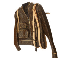 Louis Vuitton Jacket/Coat Leather in Brown