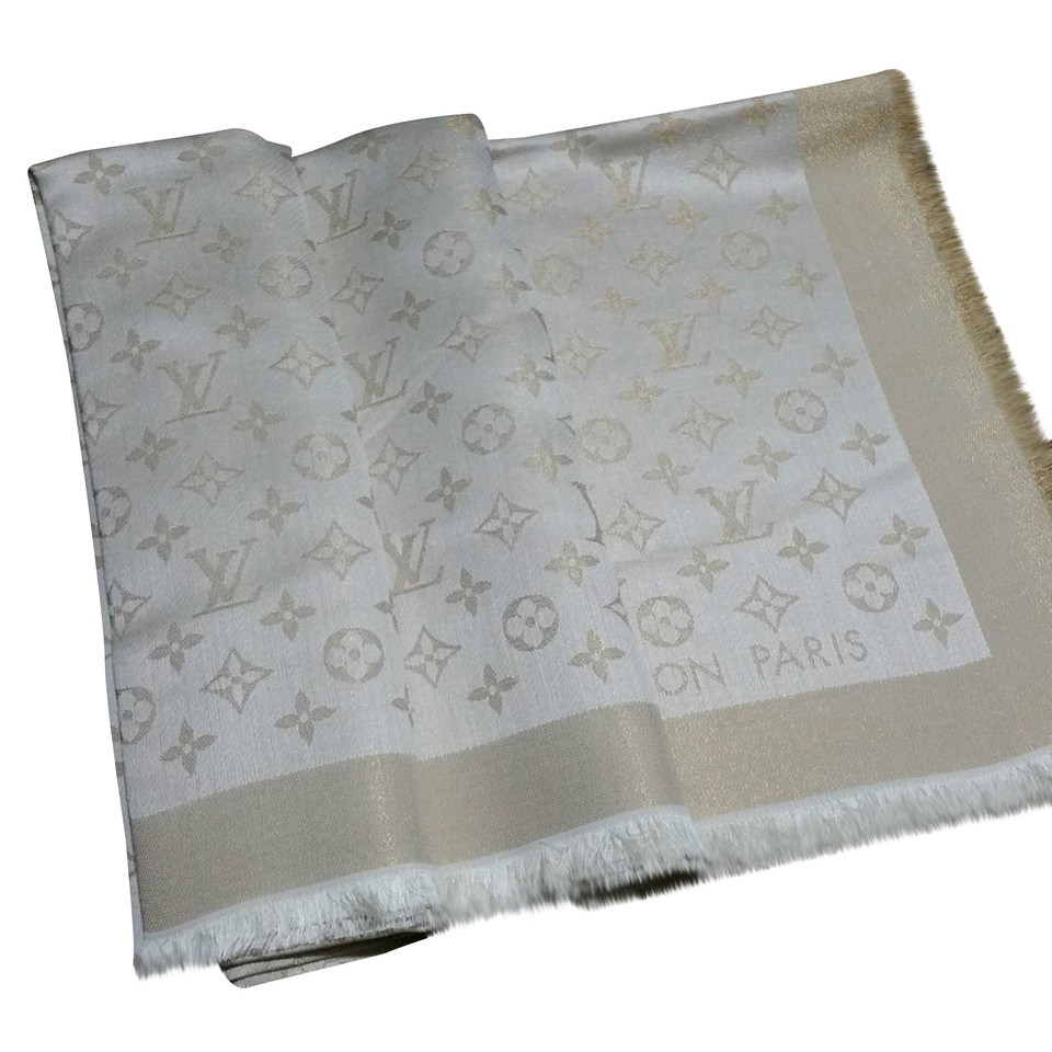 Louis Vuitton Scarf/Shawl Silk in Beige
